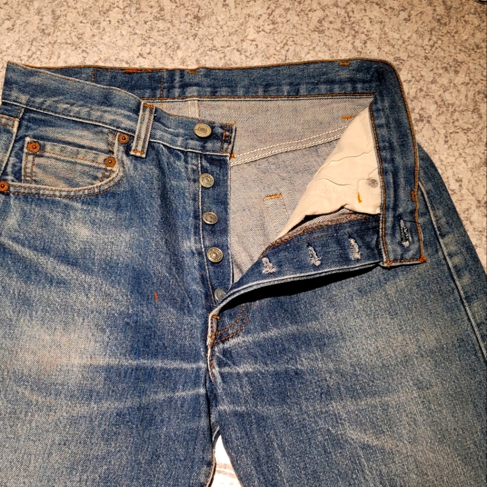 Levis 501 button fly vintage 31x30